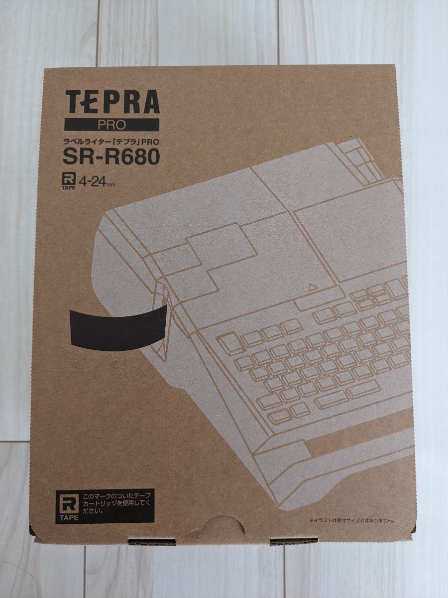 新品未使用★キングジム SR-R680　ラベルプリンター ホワイト　テプラPRO　ラベルライター