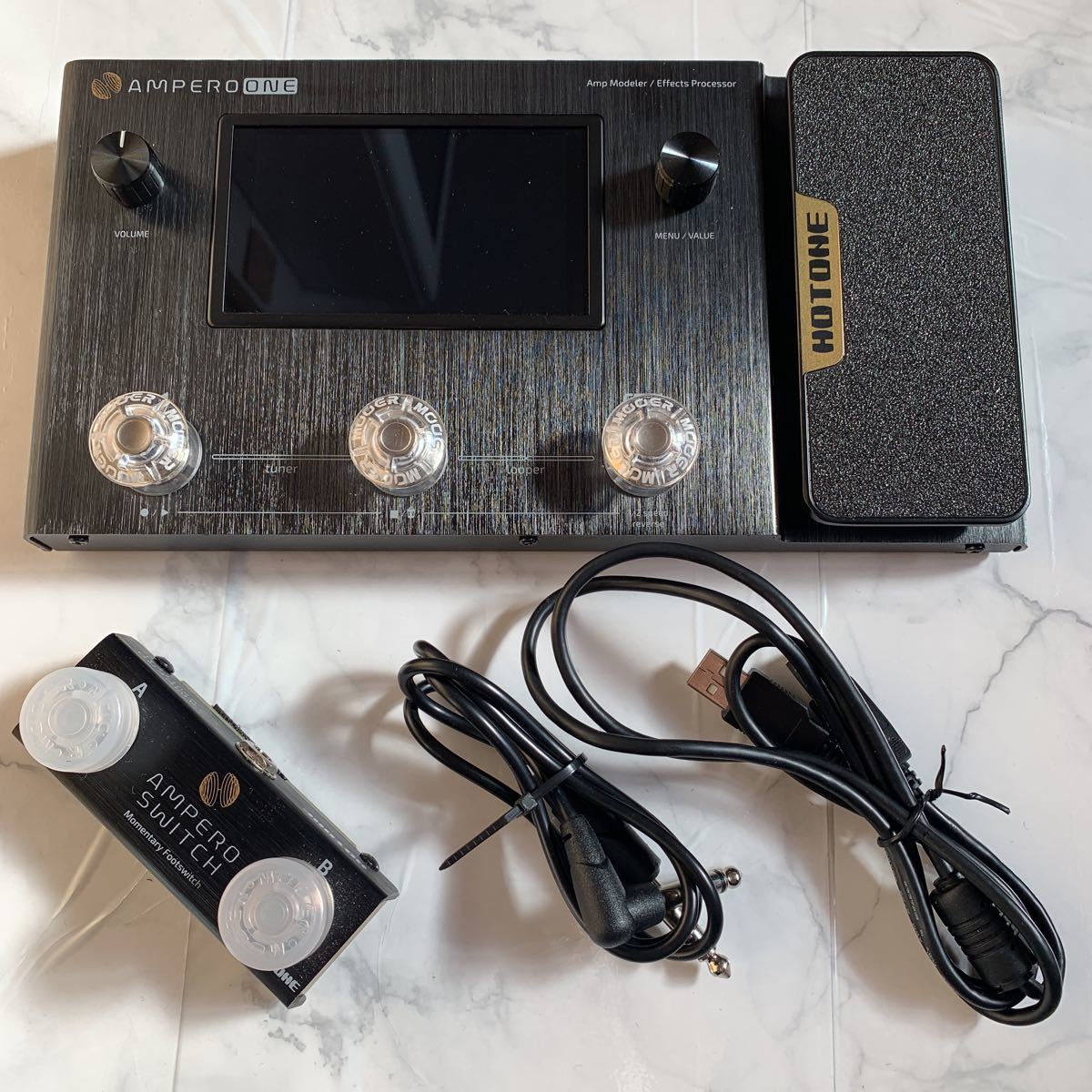 ヤフオク! - Hotone Ampero One アンペロ・ワン 美品 フット... ヤフオク! - Hotone Ampero One アンペロ・ワン 美品 フット...