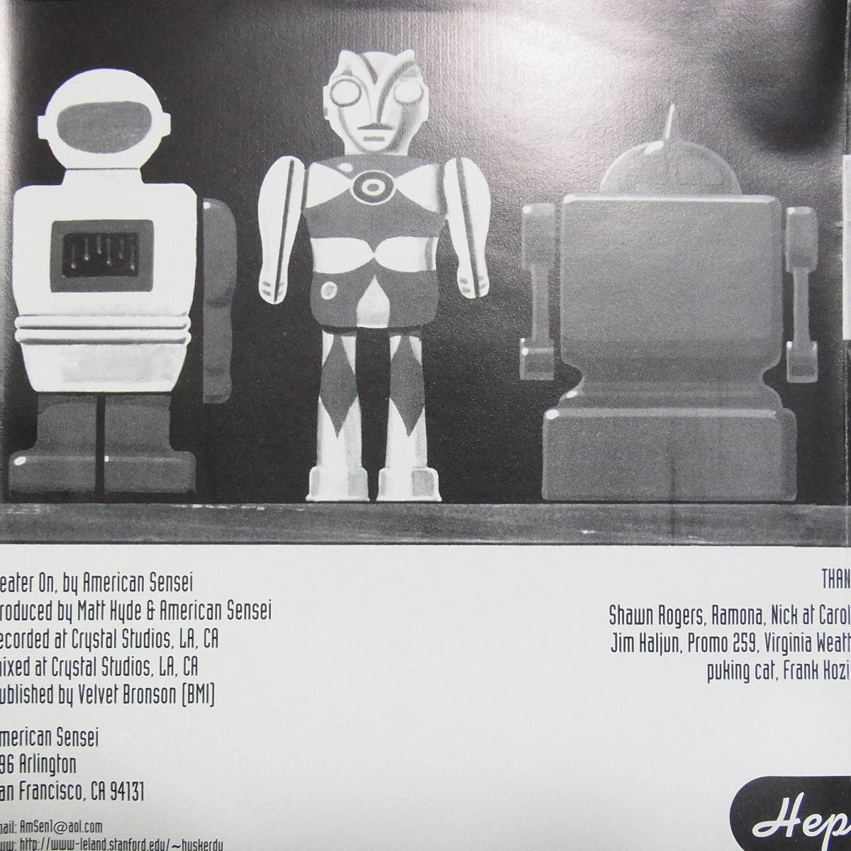Engine 88, American Sensei Robots Are Real レーベル:Hep-Cat HC004の画像3