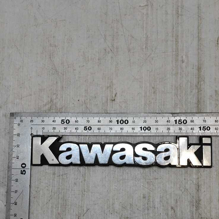 【0331-8】カワサキ　　Kawasaki 　エンブレム　1枚　 当時物　絶版　旧車　