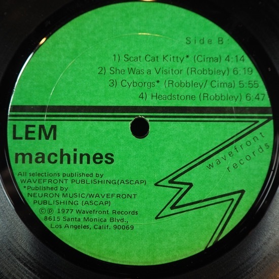 ■自主! ELECTRO SPACY FUNKY! ★LEM/MACHINES★送料無料(条件有り)３千枚＋出品中!★オリジ名盤■_画像3