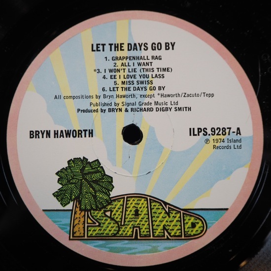 ■UKプレス!★BRYN HAWORTH/LET DAYS GO BY★オリジ名盤■_画像3