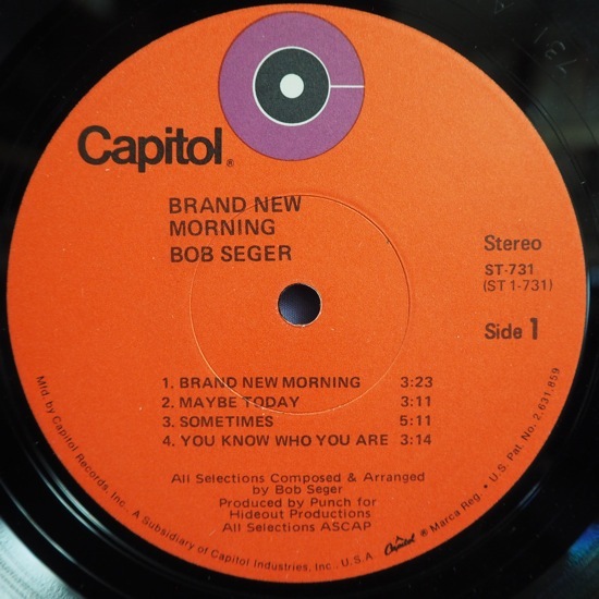 ■CAPITOL!★BOB SEGER/BRAND NEW★オリジ名盤■_画像3