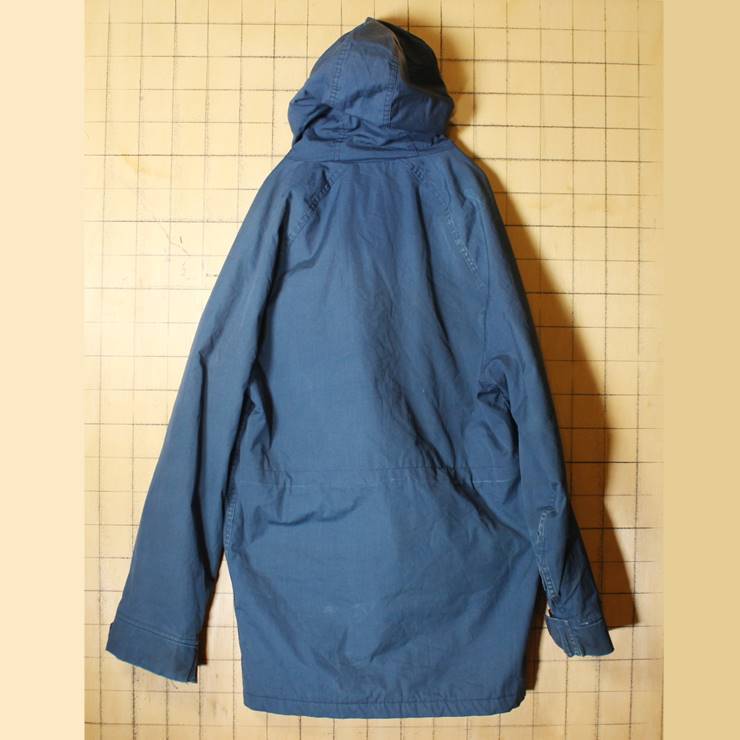 70s USA製 Woolrich ウールリッチ マウンテンパーカー メンズM相当 ネイビー ナイロンジャケット アウトドア 古着_画像6