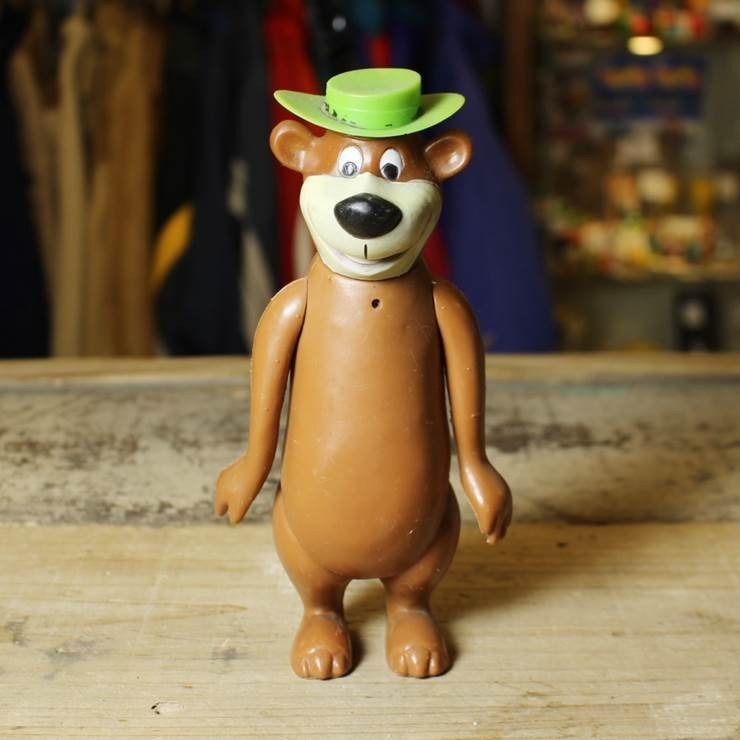 70s DAKIN ハンナ バーベラ ヨギ ベア Hanna Barbera Yogi Bear フィギュア_画像1