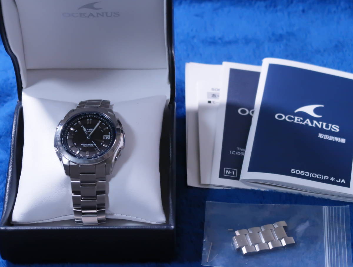 CASIO [カシオ] 腕時計 オシアナス 電波ソーラー OCW-T100TD-1AJF 中古