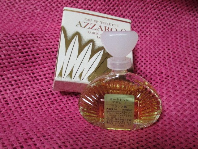 *a The roAZZARO 9o-teto трещина *a The ro9 5ml Vintage снят с производства духи LORIS AZZARO миниатюра размер 