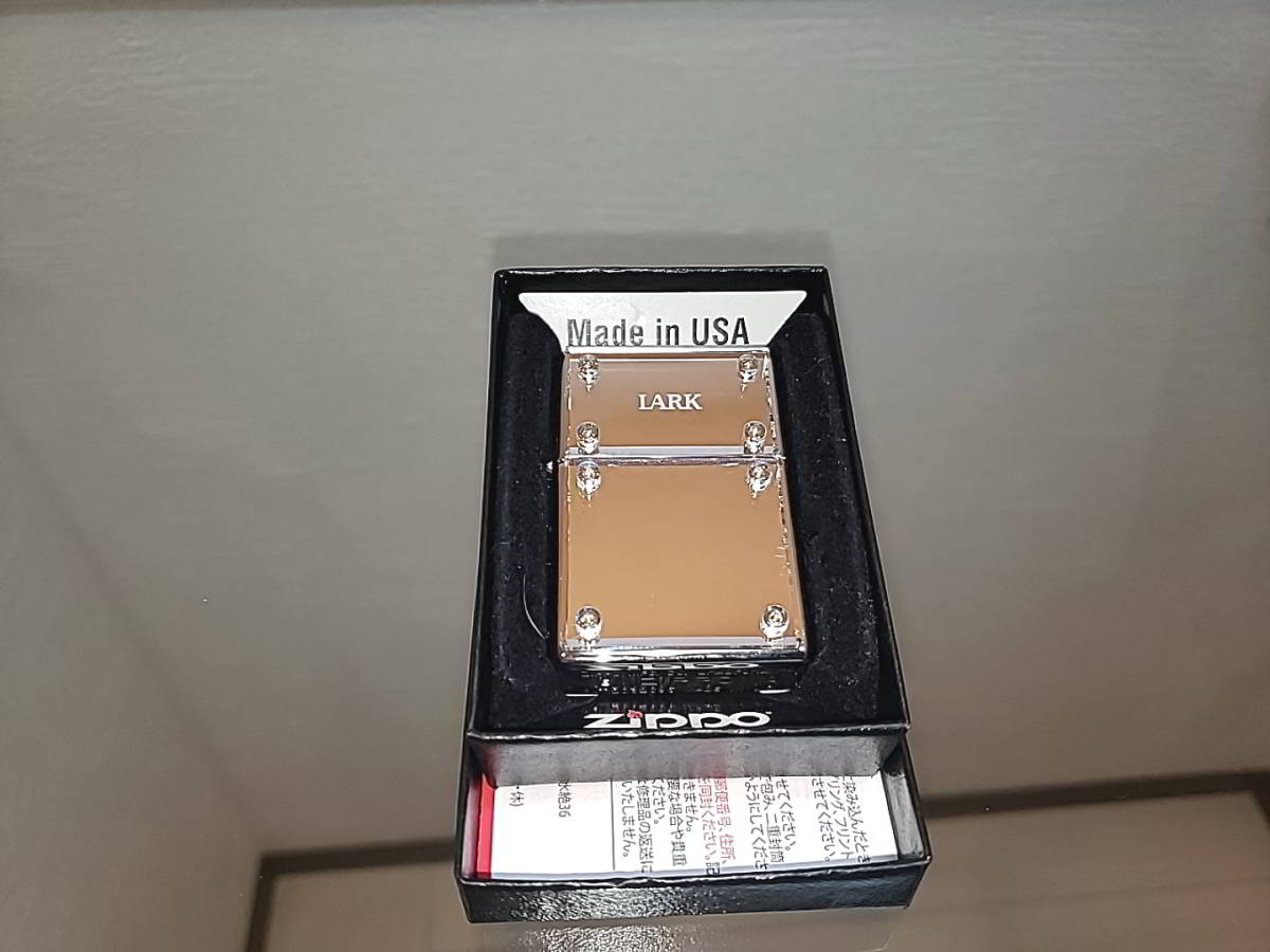 ZIPPO LARK/ラーク Cutting Glass プレート 1937レプリカ 2012年製 ic