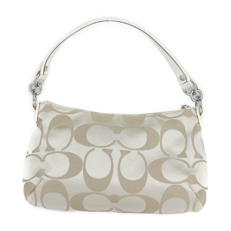 美品 COACH コーチ ポピー シグネチャー 18983 ショルダーバッグ