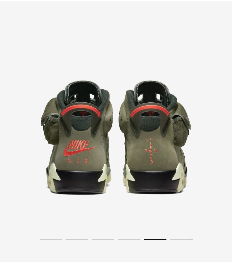 【新品】26.5cm NIKE Travis Scott jordan 6 SNKRS 購入 ナイキ エアージョーダン_画像5