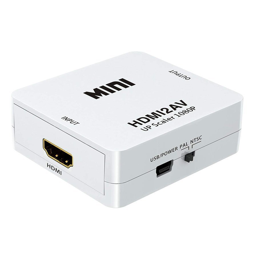 【ブラック】【万能コンバータ】 HDMI【PC/DVD】から AV【TV/モニター】へ出力する為の変換コンバータ コネクタ 【HDMI2AV】_画像8