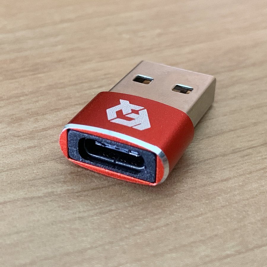 USB Type C ケーブル → USB端子 （Type-A） に変換する アダプター ｘ3 【ブラック】_画像3