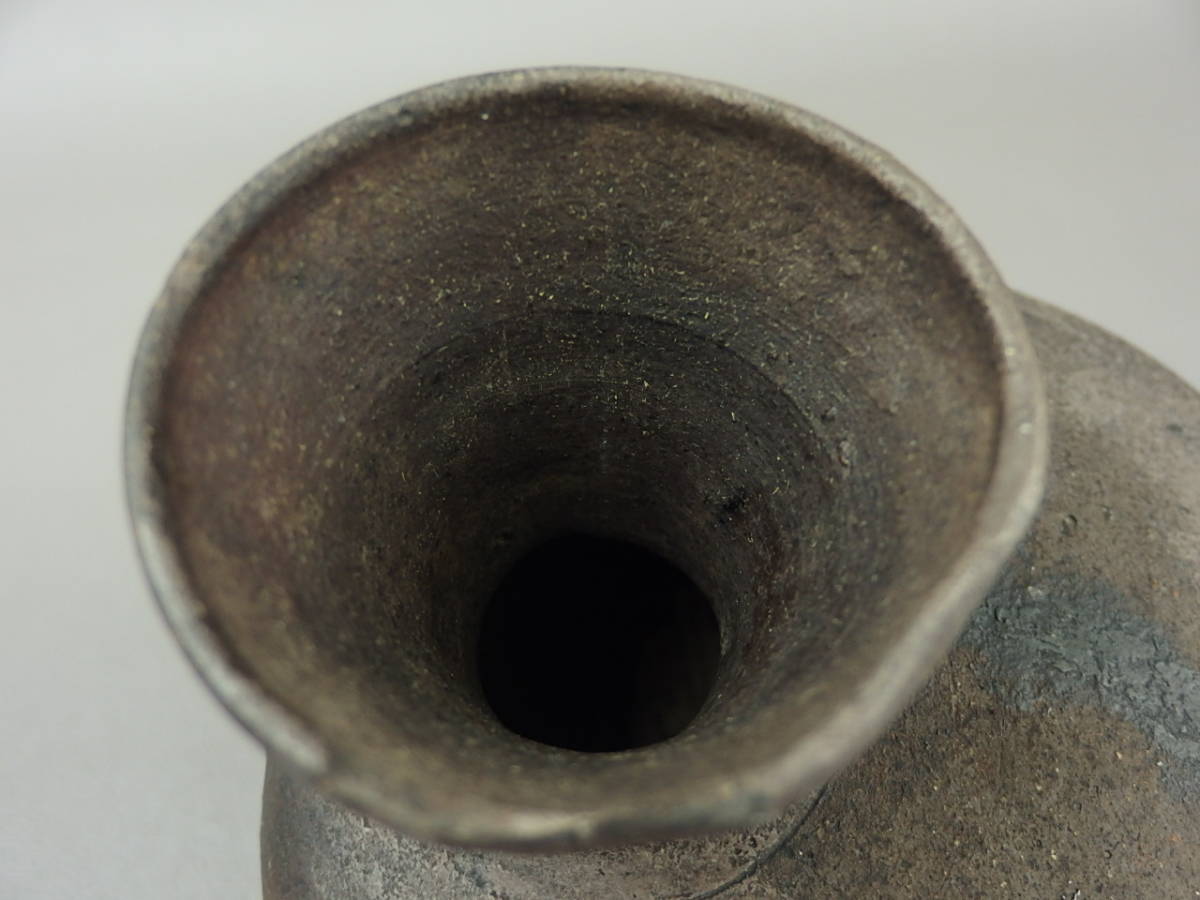ネット限定】 提瓶 平瓶 須恵器鴨形須恵器 【骨董・茶道具】☆古い