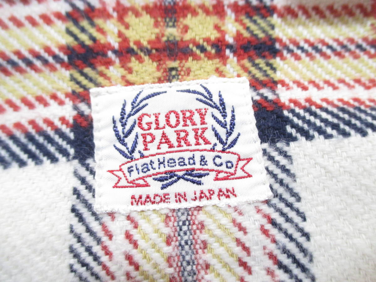 【フラットヘッド】GLORY PARK◆ウエスタン ヘビーネルシャツ◆日本製_画像4