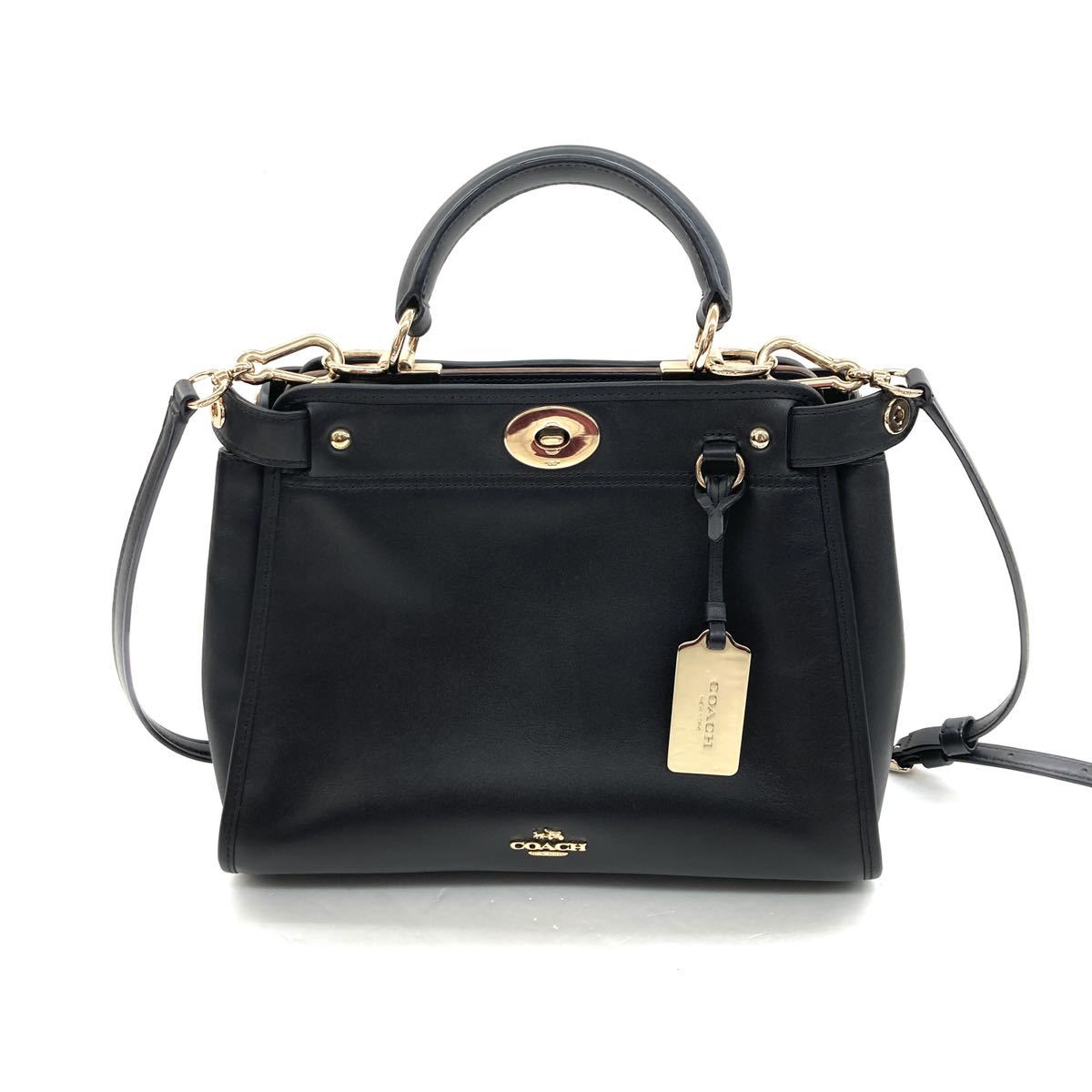 ∀ COACH コーチ ショルダーバッグ ハンドバッグ ブラック 33564 ミニ