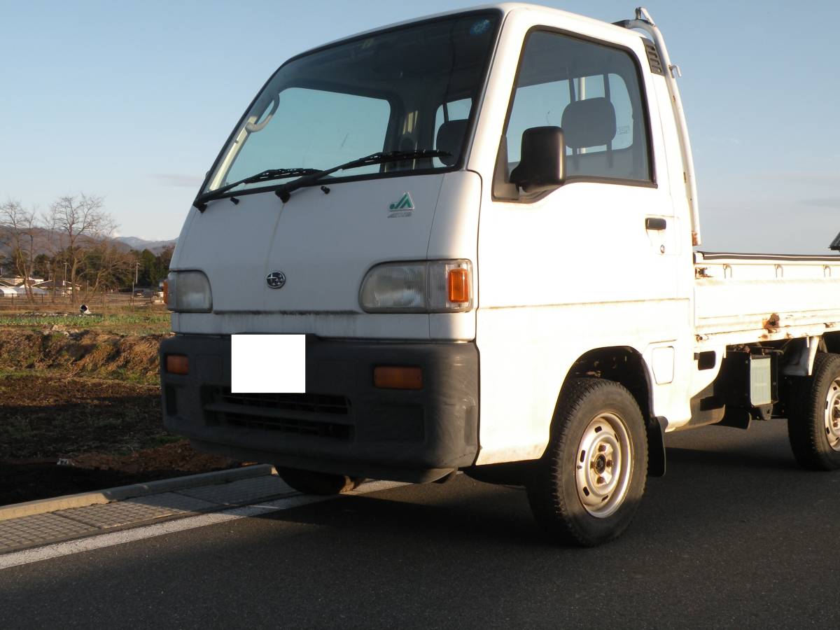スバル サンバートラック 平成8年式 走行53500km 4WD 5MT ワン