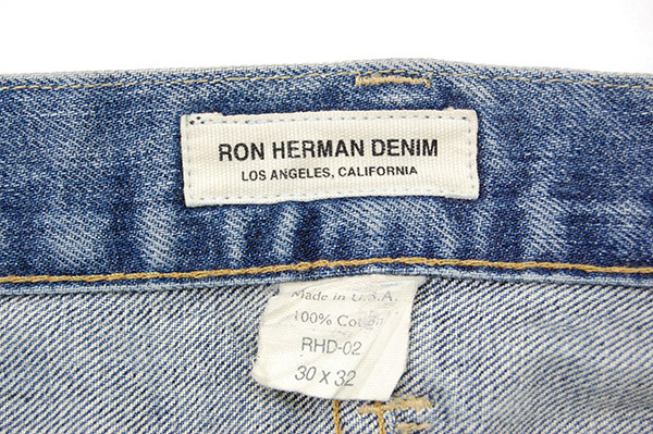 定価5.5万円 アメリカ製 ロンハーマン Ron Herman Denim RHD02 