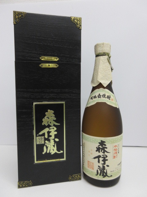 15592 酒祭 焼酎祭 希少 森伊蔵 720ml 25度 木箱付 古くて美味しい