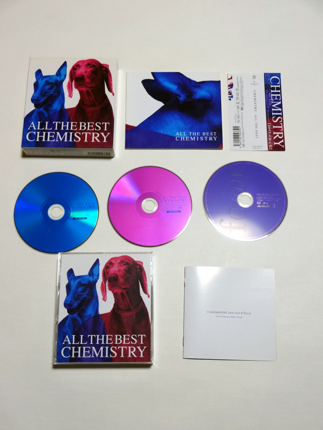 中古CD☆CHEMISTRY ALL THE BEST【初回生産限定盤】 CD2枚+DVD1枚 中古 送料込み_画像2