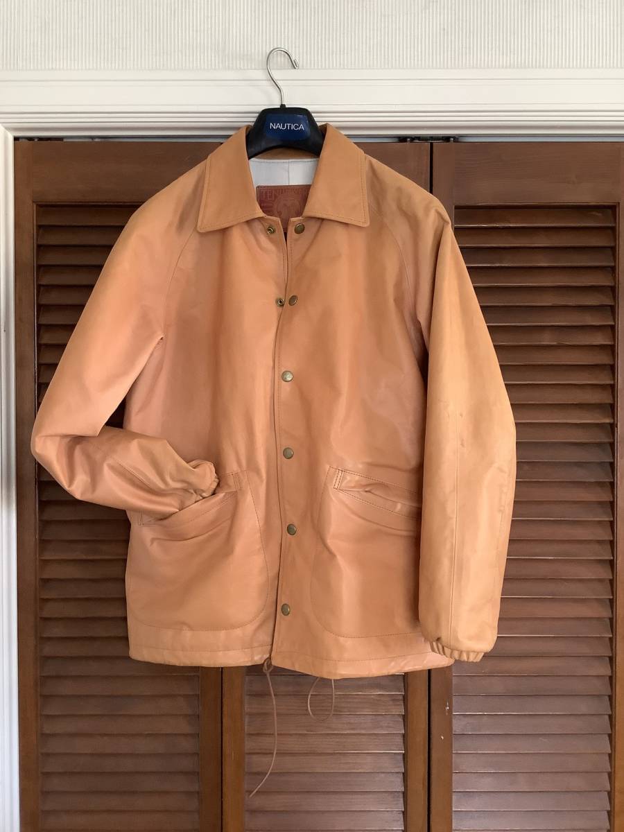 天神ワークス Tenjin C'man coaching jacket SJ01 36 / レザーコーチ