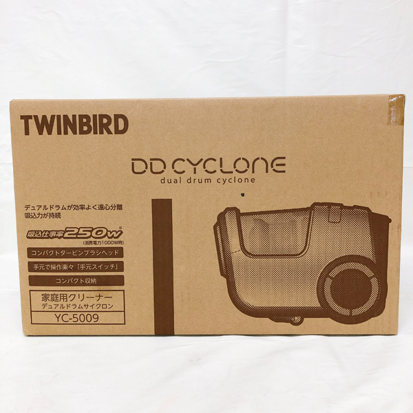 577*TWINBIRD 家庭用クリーナー デュアルドラムサイクロン YC-5009