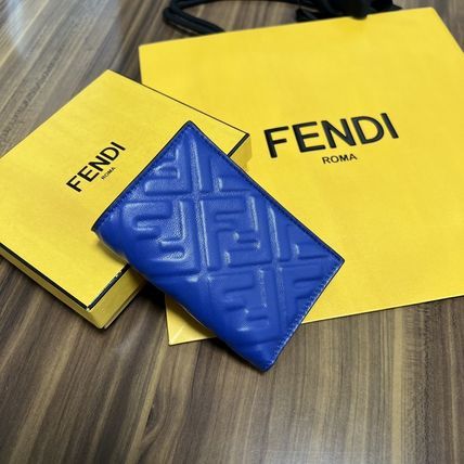 新品未使用】FENDI フェンディ レザー カードケース FFロゴ 財布
