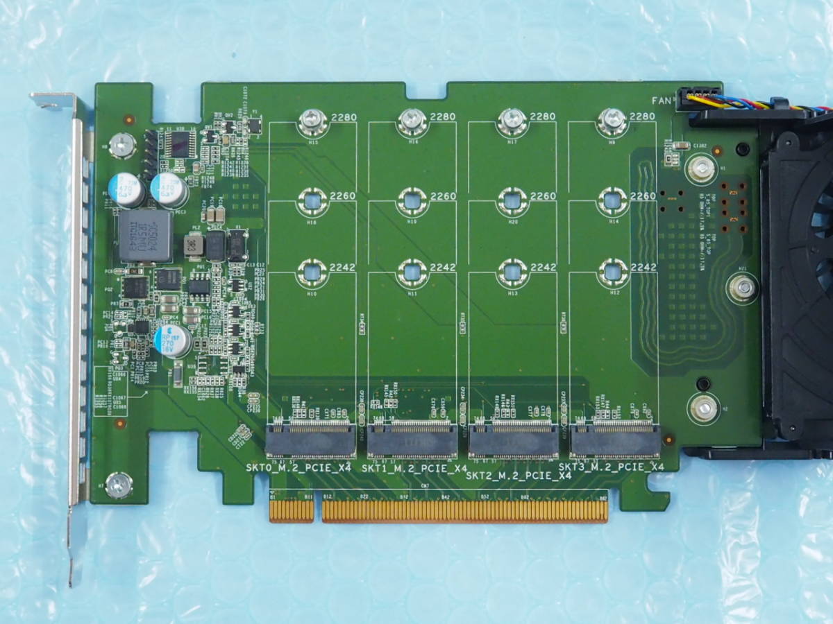 ☆ DELL Ultra-Speed Drive Quad NVMe M.2 PCI-Eカード 06N9RH ☆ DELL Ultra-Speed Drive Quad NVMe M.2 PCI-Eカード 06N9RH