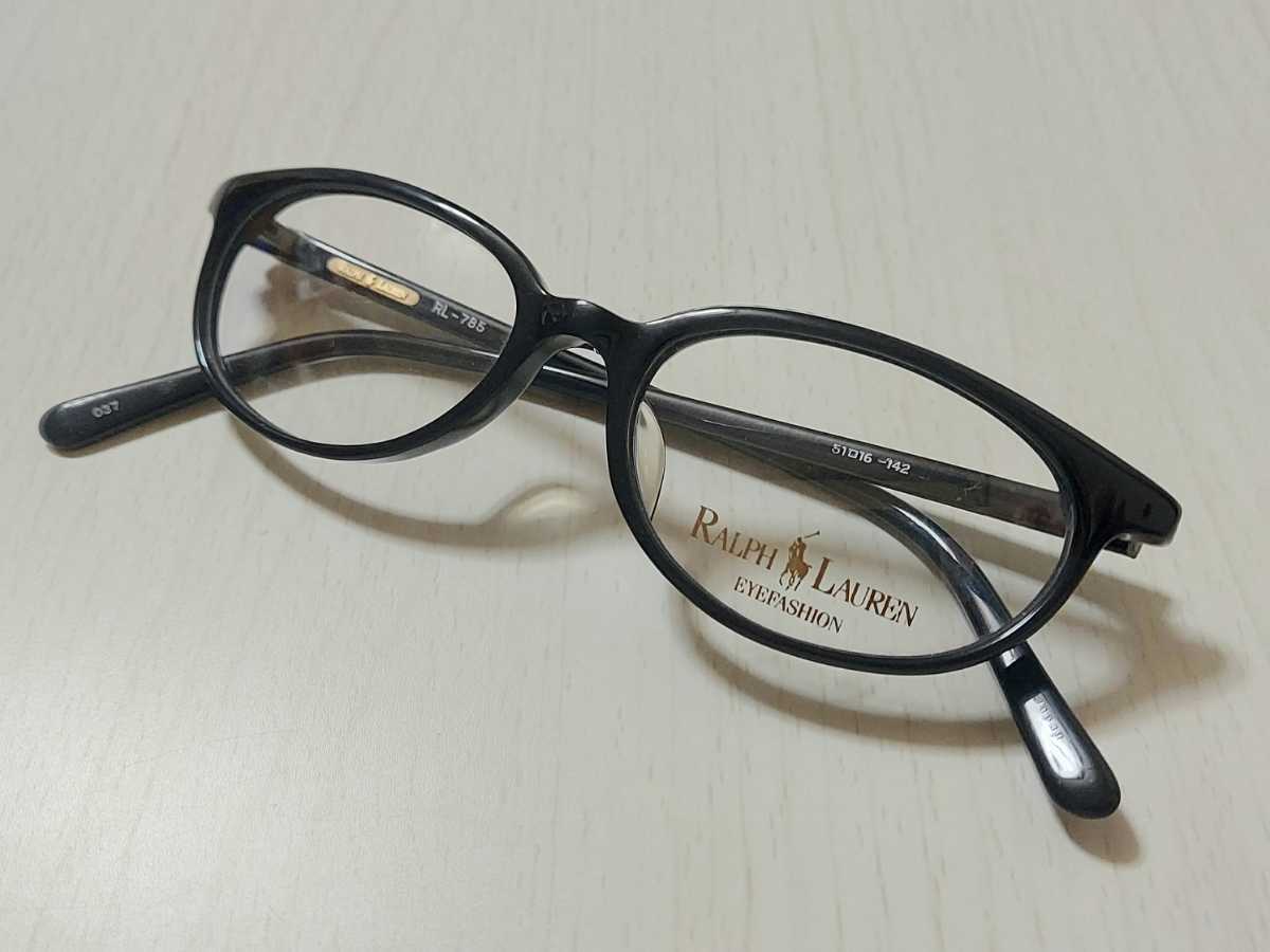 新品 Polo Ralph Lauren ポロ・ラルフローレン　日本製　セルフレーム　メガネ　黒ぶち　上品　高級感　オシャレ