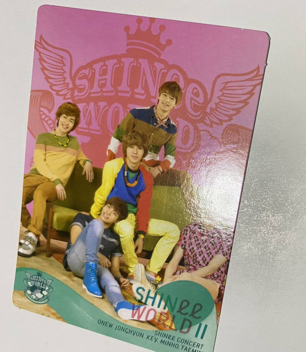 SHINee CONCERT SHINee WORLD II ソウルコン トレカ 全員 ALL オニュ ジョンヒョン テミン キー ミノ ONEW JONGHYUN TAEMIN Photocard 3_画像4