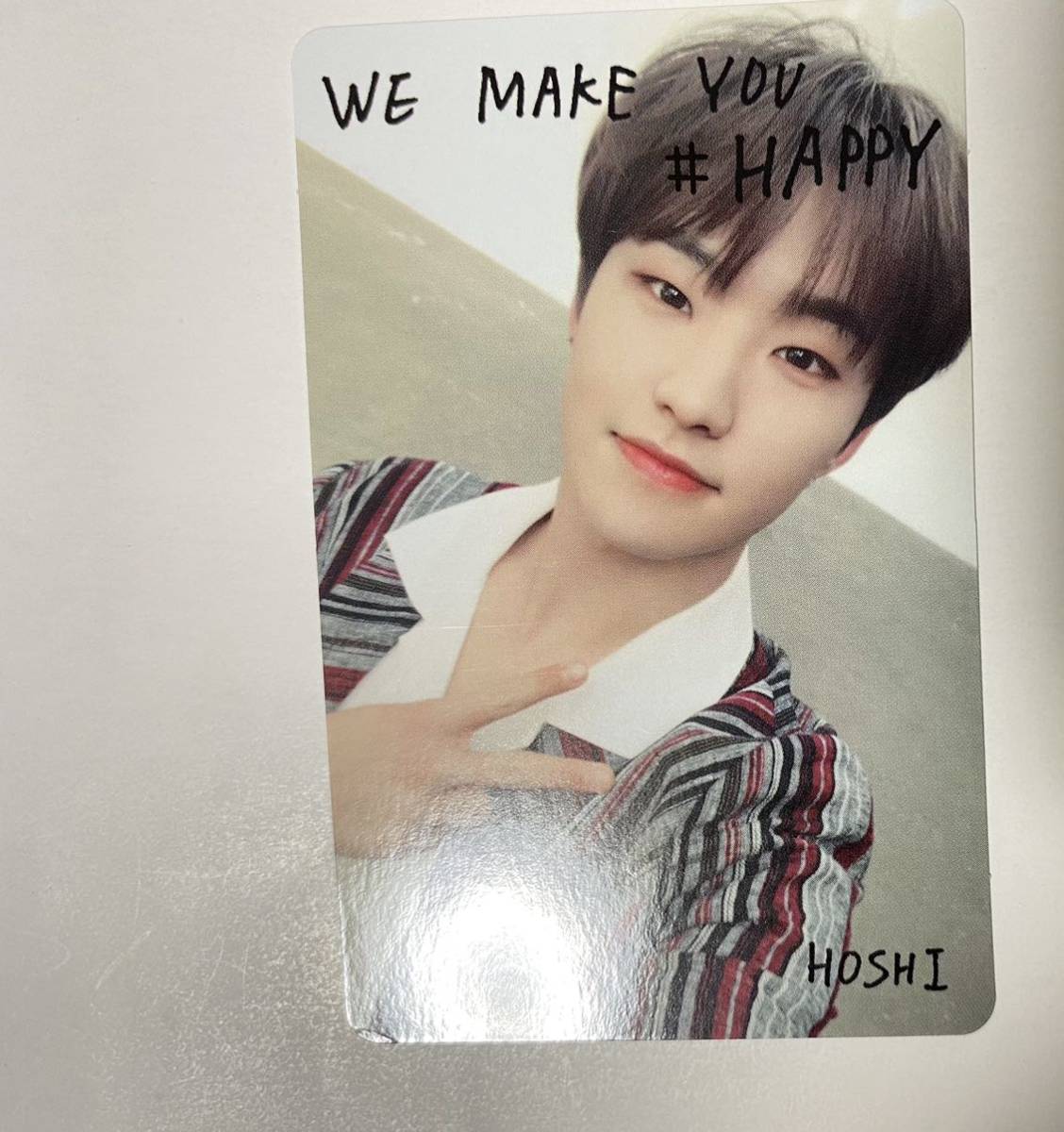 SEVENTEEN ho siWE MAKE YOU the first times limitation record A A record trading card HOSHI Photocard