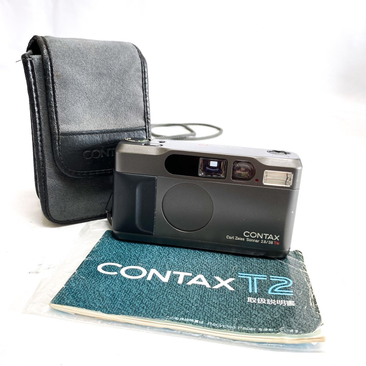 完動美品】CONTAX T2 Carl Zeiss Sonnar F2.8 38mm T* コンタックス