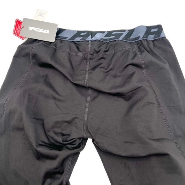 (テスラ)TESLA [吸湿速乾・保温・防寒] メンズ スポーツタイツ ランニングウェア コンプレッションウェア 保温インナー YUP53-NBK_L