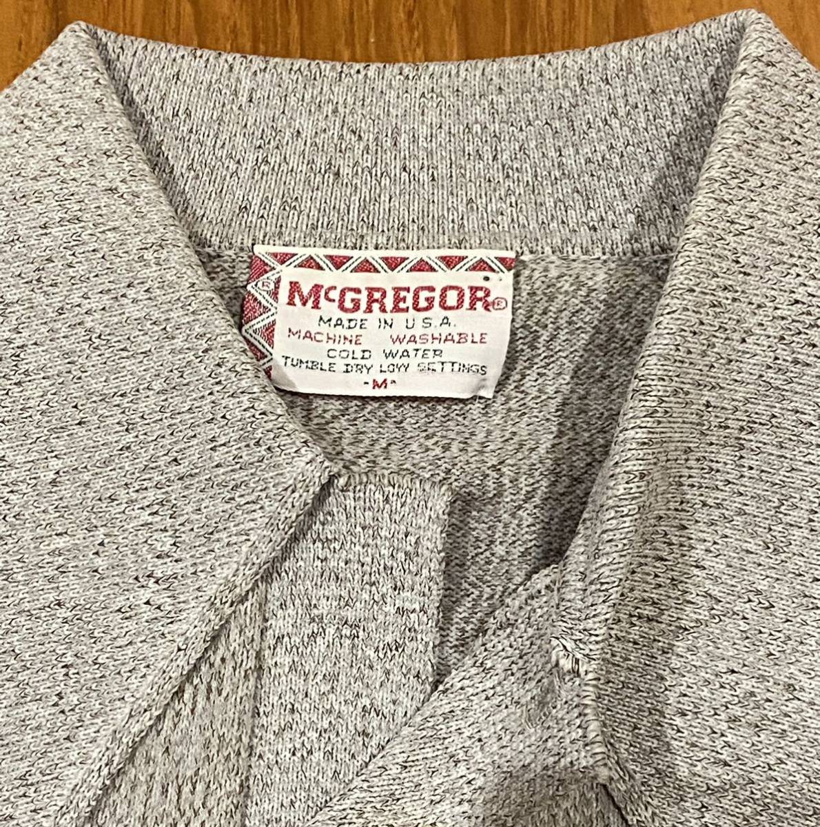 希少《ミントコンディション》60s アメリカ製 McGREGOR ポロシャツ マクレガー Mサイズ ビンテージヴィンテージ_画像8