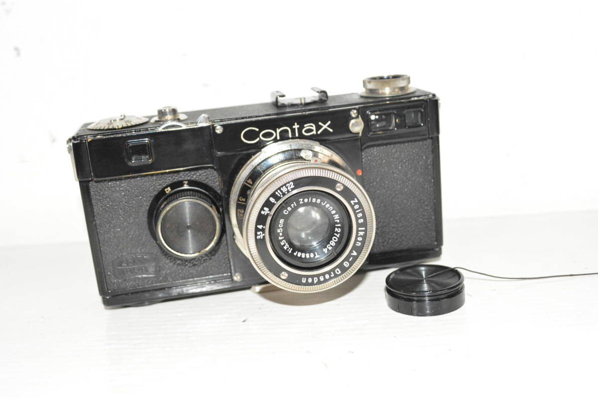CONTAX Ⅰ型 ブラックボディ Carl Zeiss Tessar 1:3.5 f=5cm CONTAX Ⅰ型 ブラックボディ Carl Zeiss Tessar 1:3.5 f=5cm