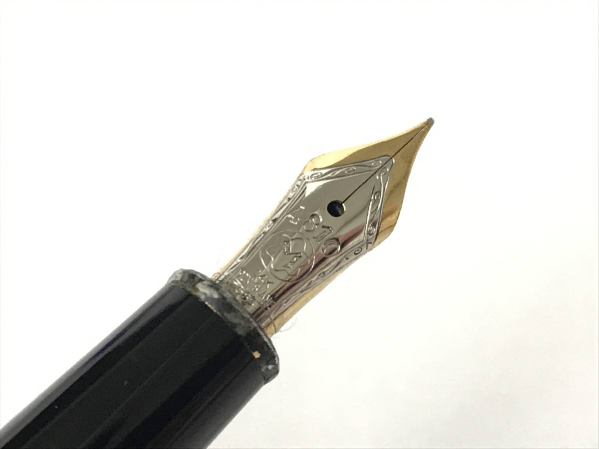 モンブラン MONTBLANC 万年筆 4810 文房具 ペン先 14k ブラック
