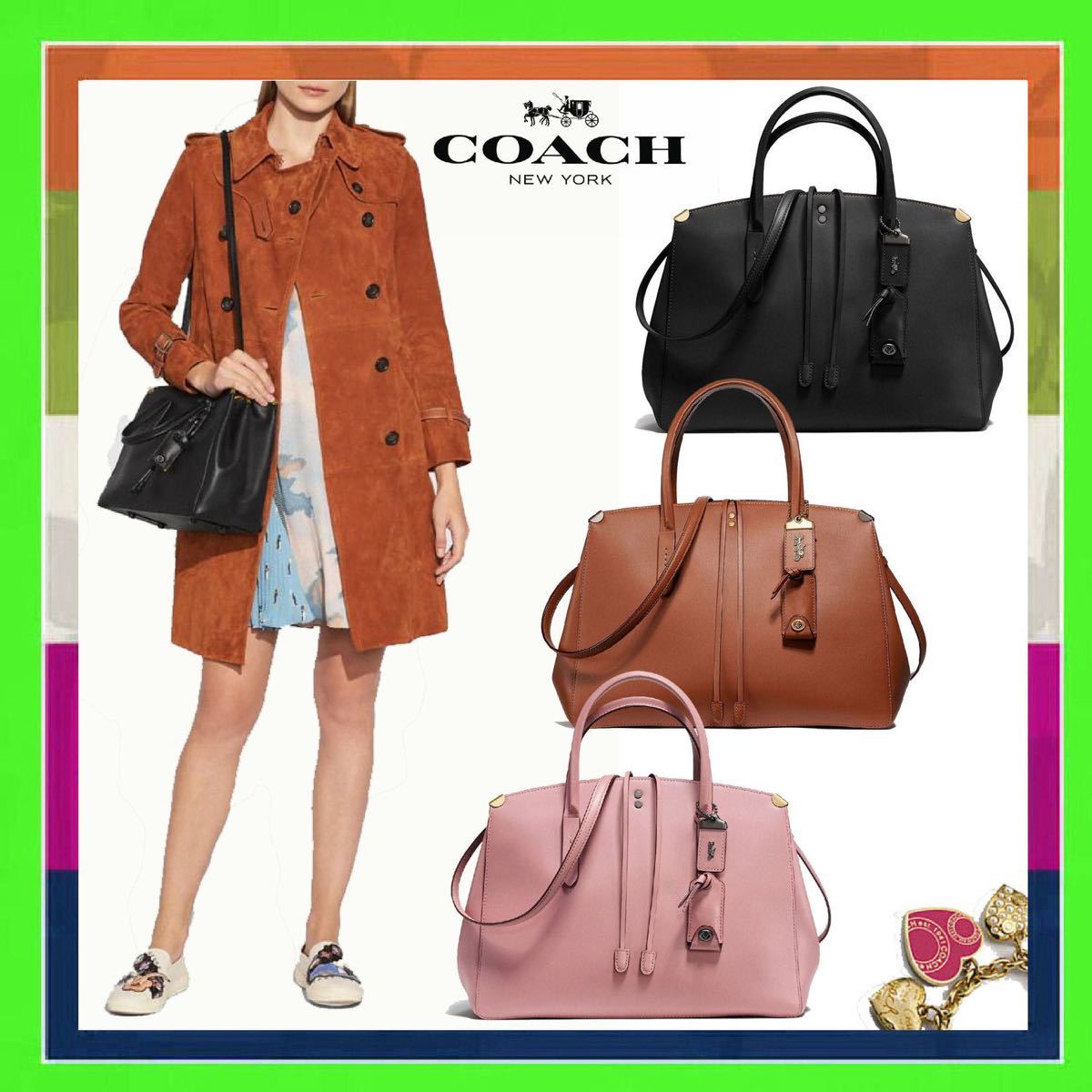 コーチ バッグ ショルダーバッグ coach クーパー キャリーオール 2wayバッグ 22821 ブティックライン 未使用