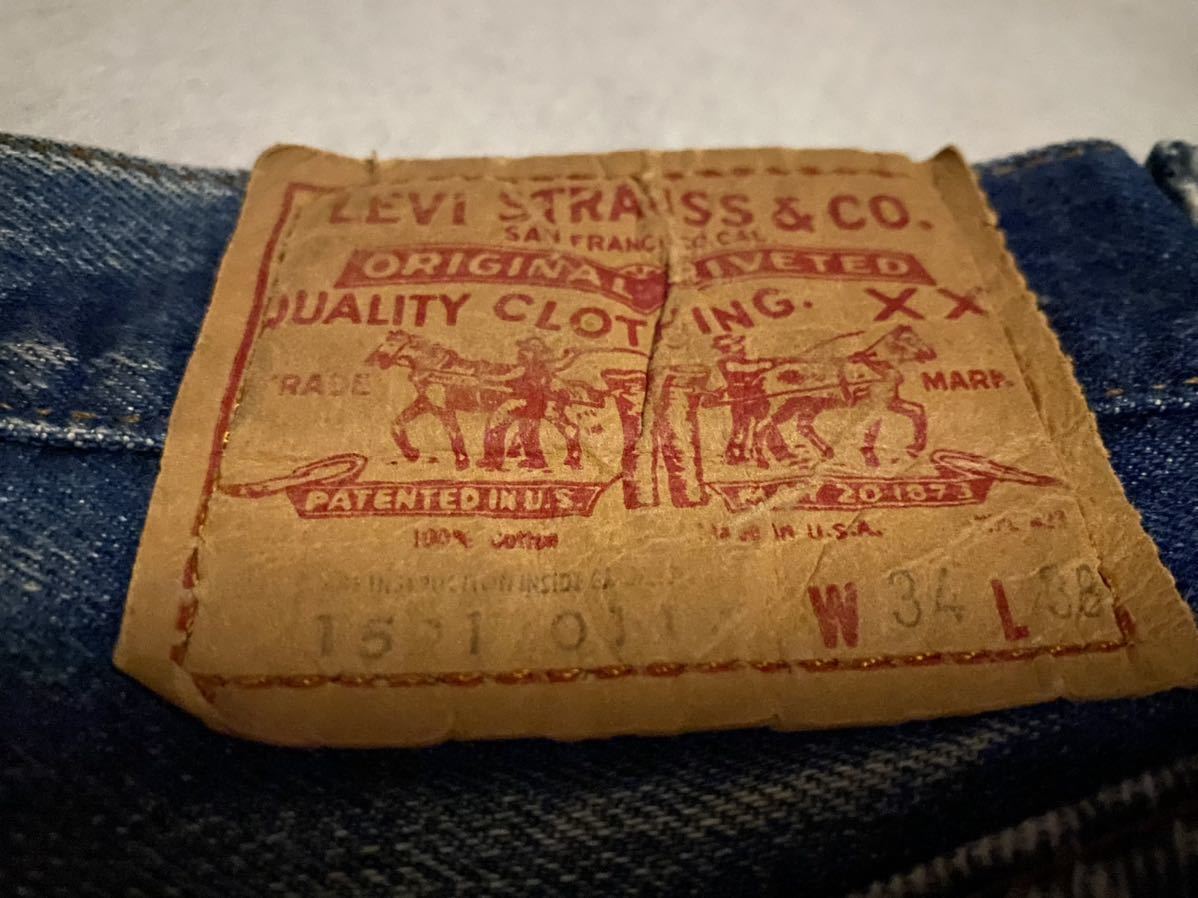 雰囲気抜群 80s Levi's リーバイス 501 赤耳 W34 内股シングル