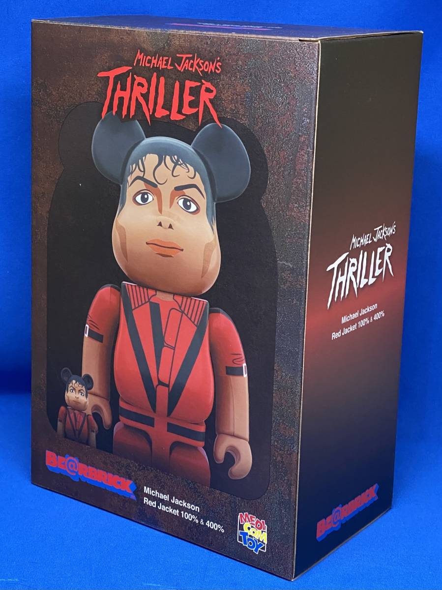 新品 ベアブリック BE@RBRICK マイケルジャクソン Michael Jackson Red