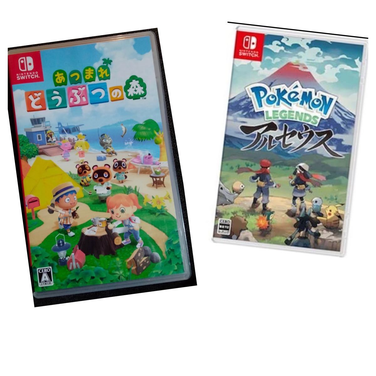 無料長期保証 2つセット ポケモン アルセウス あつまれどうぶつの森 Switch セール品 無料長期保証 2つセット ポケモン アルセウス あつまれどうぶつの森 Switch セール品