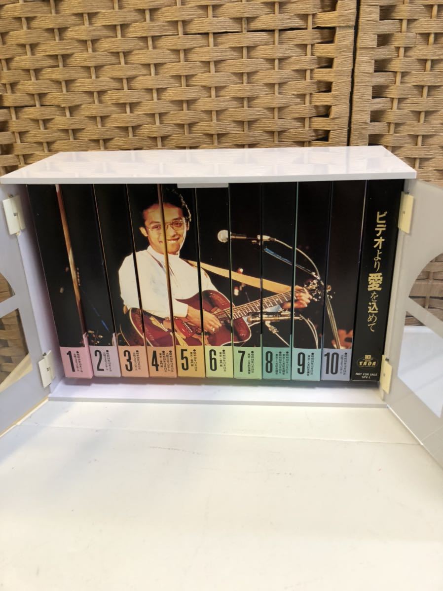 CD-387【中古品・難あり】 さだまさし 昭和58年 ライブ LIVE ビデオテープ 大阪フェステバル　普門館 人見記念講堂 ビデオより愛を込めて_画像1