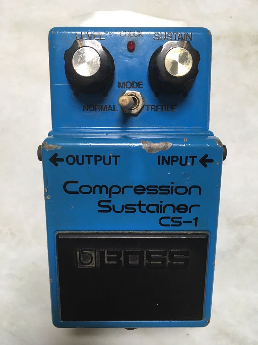 価格は安く BOSS 銀ネジ 1980 日本製 コンプレッサー ボス Sustainer Compression CS-1 コンプレッサー