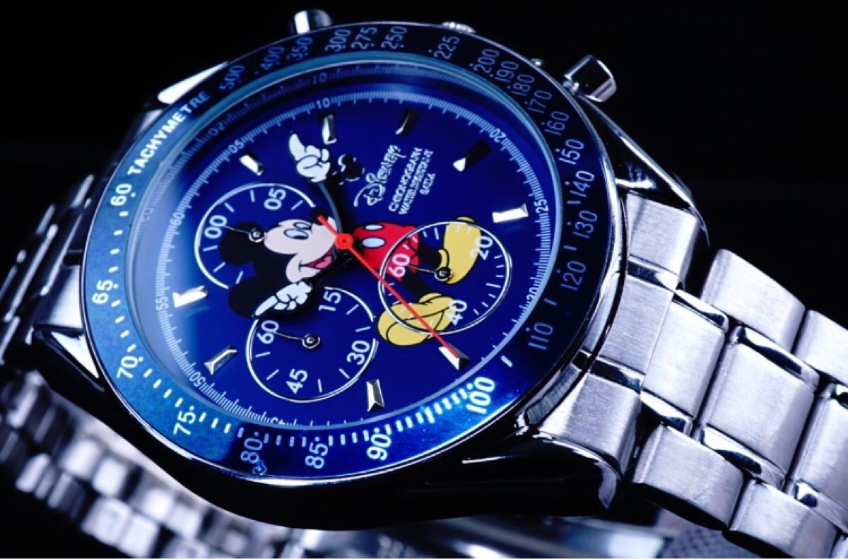 Disney限定/MICKEY ミッキーマウス 腕時計/スピードマスター クロノ
