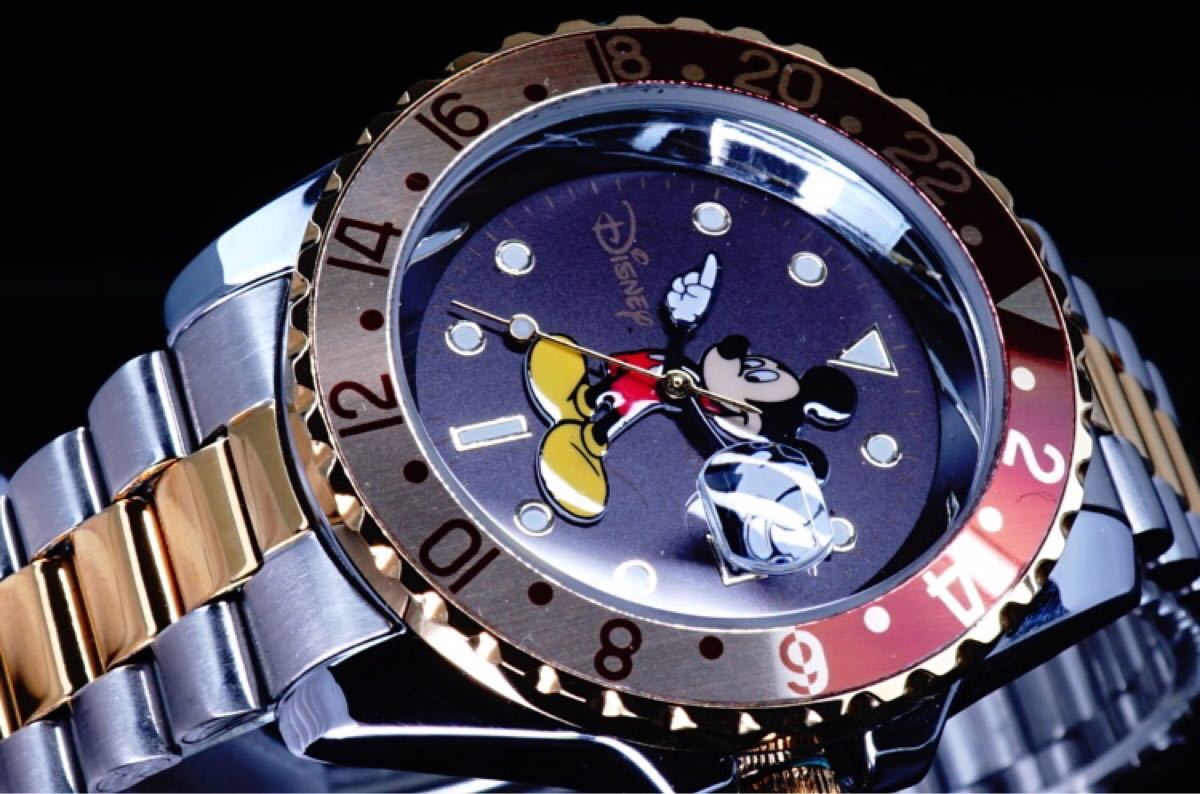 Disney限定 Mickey ミッキーマウス コラボ 腕時計 サブマリーナ Gmt Seiko セイコー ムーヴメント キムタク Ruizvillandiego Com