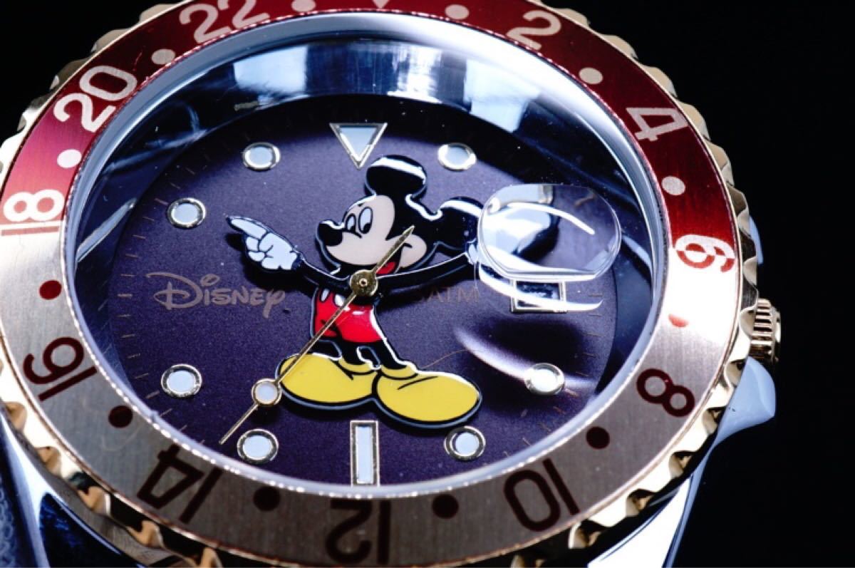 Disney限定/MICKEY ミッキーマウス コラボ 腕時計/サブマリーナ GMT