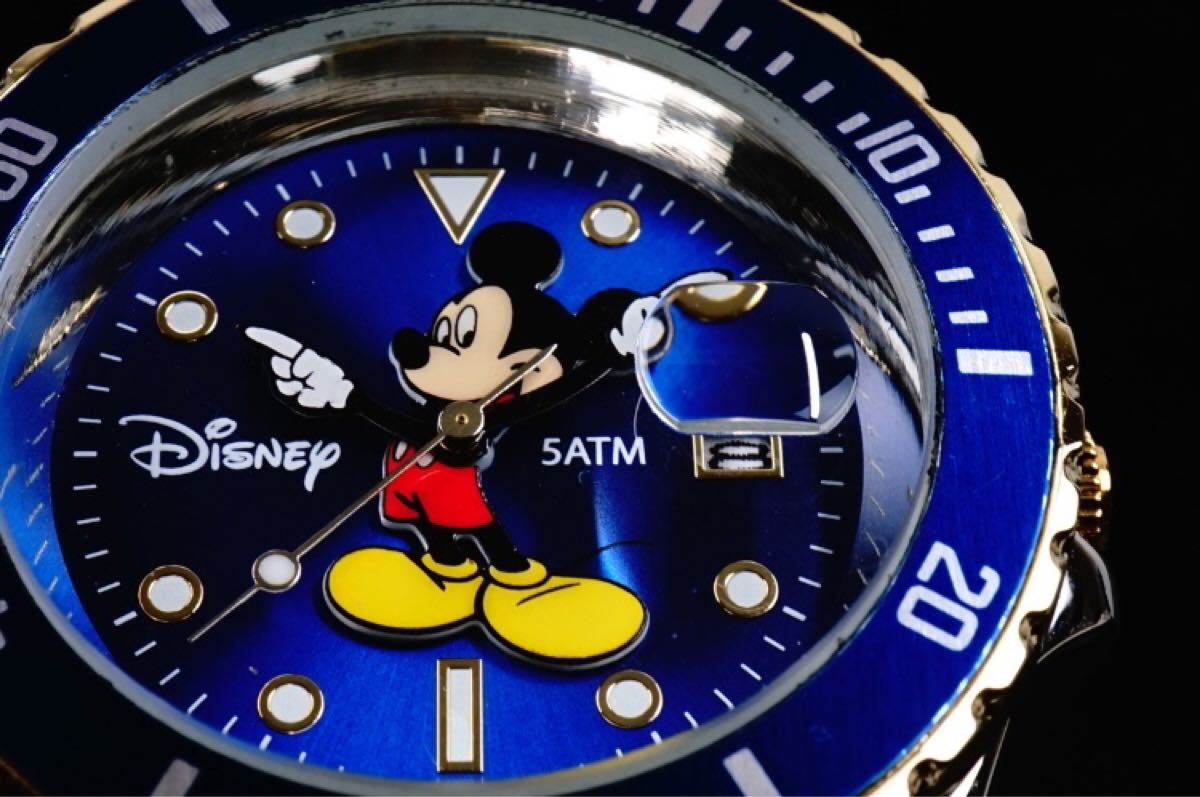 Disney限定/MICKEY ミッキーマウス コラボ 腕時計/サブマリーナ GMT