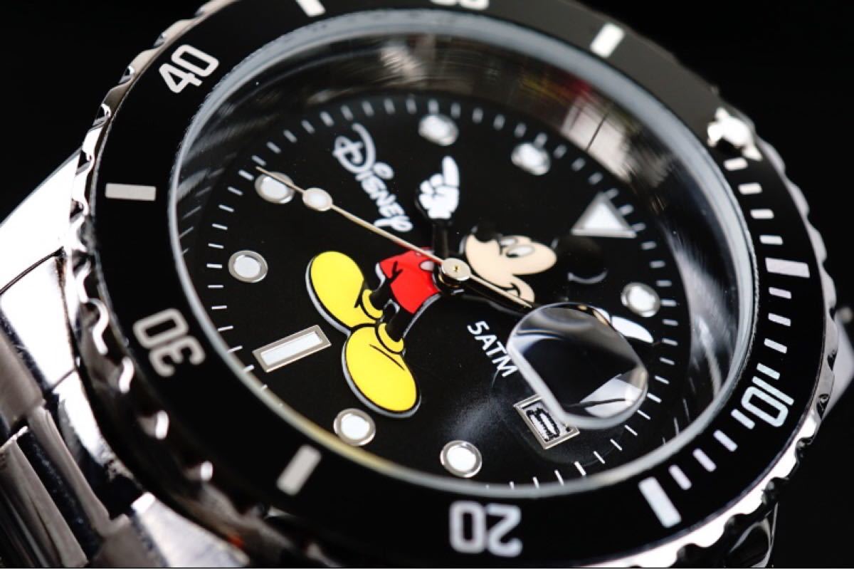 Disney限定/MICKEY ミッキーマウス コラボ 腕時計/サブマリーナ GMT