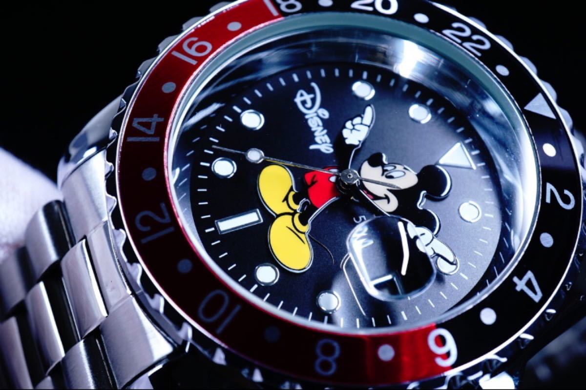 Paypayフリマ Disney限定 Mickey ミッキーマウス コラボ 腕時計 サブマリーナ Gmt Seiko セイコー ムーヴメント