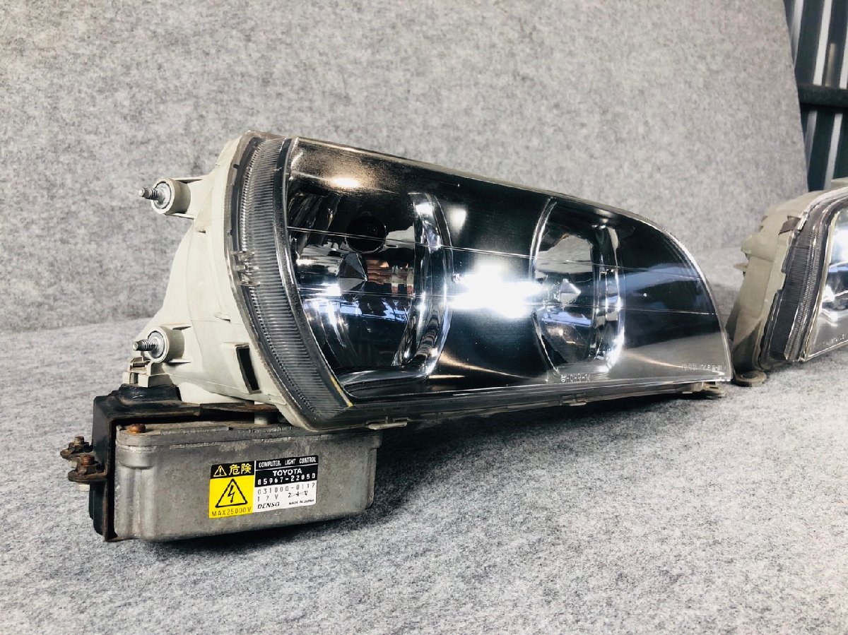良品! トヨタ チェイサー JZX100 後期 純正 HID ヘッドライト ヘッド