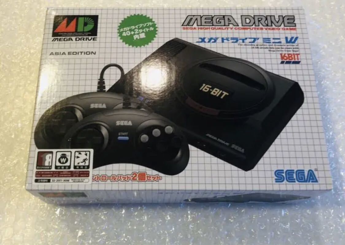 新品本物】 SEGA メガドライブミニW アジアエディション Asia edition