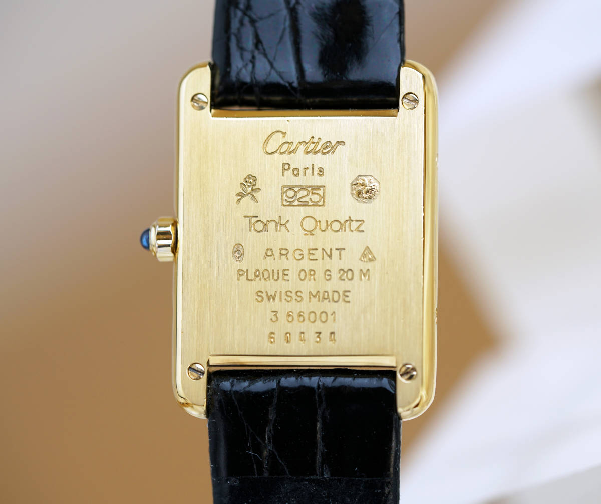 美品 カルティエ マスト タンク ゴールド ローマン SM Cartier 美品 カルティエ マスト タンク ゴールド ローマン SM Cartier